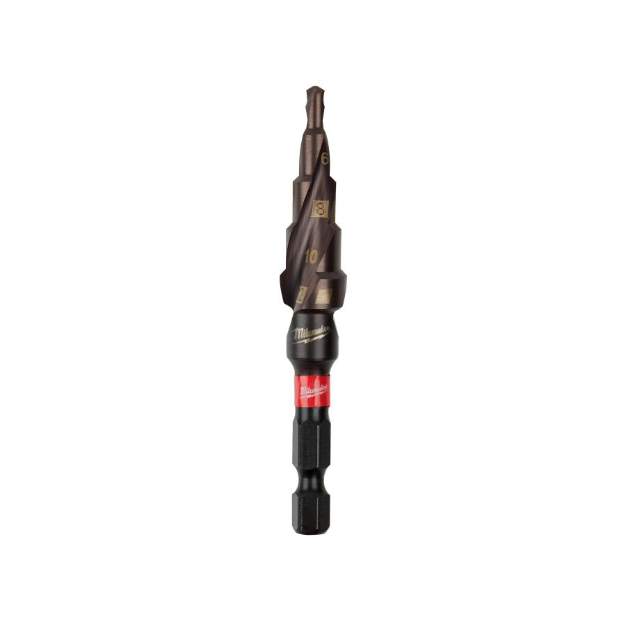 SHOCKWAVE Stufenbohrer 4 bis 12 mm, 2 mm Stufen - 1 Stück